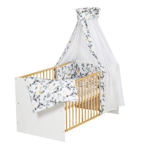 Lit enfant à barreaux complet Classic Gold jungle 70x140 cm