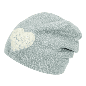 Slouch-Beanie silber