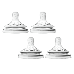 Philips  Natural - Speen voor fles SCF043/27, middelgrote voedselstroom, vanaf de 3e maand, 2 stuks