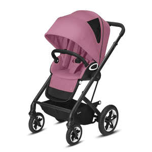 Talos S Lux barnvagn Svart Magnolia Rosa