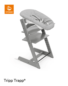 Tripp Trapp® Hochstuhl Buche Storm inkl. Newborn Set™ Grey