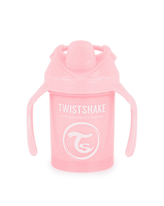 TWIST SHAKE Juomakuppi Mini Cup 230 ml 4+ kuukautta pastelliroosa