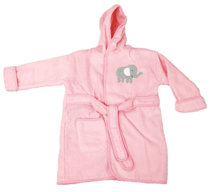 HÜTTE & CO Peignoir de bain enfant rose