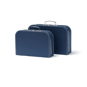 Valise enfant bleu lot de 2