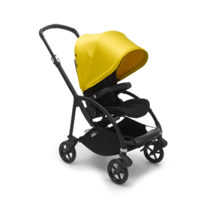 Kinderwagen Bee 6 Complete Black/Black Lemon Yellow