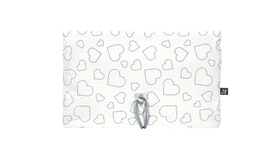 Windeltasche Hearts white