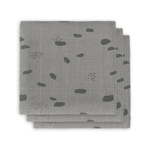 Langes enfant Spot storm grey 70x70 cm lot de 3