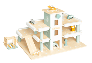 Garage parking enfant Kurt, accessoires bois