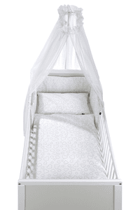 Set letto 3 pezzi Heart s White