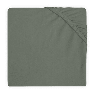 Jersey Spannbettlaken Laufstallmatratze ash green 75 x 95 cm