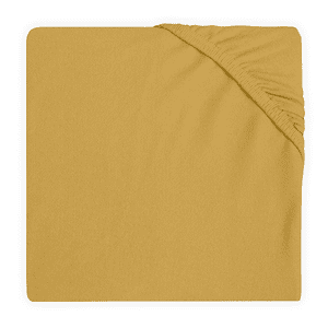 Jersey Spannbettlaken Laufstallmatratze mustard 75 x 95 cm