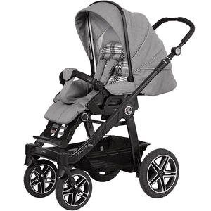 Pushchair Racer GTS salt'n pepper (418) Ramme farge svart