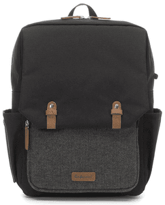 Sac à langer dos George Black-Tweed
