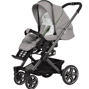 Kinderwagen Vip GTS green jungle (421) Framekleur platina