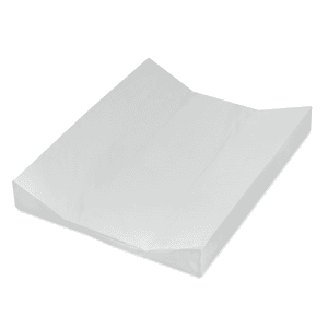 Matelas à langer 2 bordures uni gris clair 50x65 cm