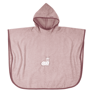 Poncho de baño rosa llama 60 x 75 cm