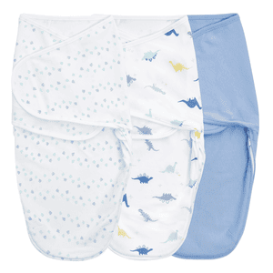 aden + anais™ essentials easy swaddle™ Wickel-Pucktuch 3er-Pack dino-rama 0-3 Monate