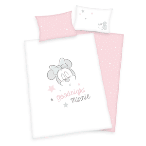 Ropa de cama Minnie Mouse GOTS 100x135 cm