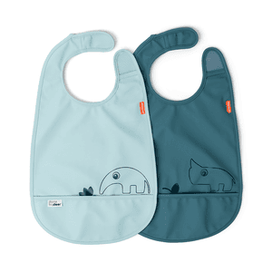 Bib Deer friends Blue 2 Pack