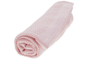 VINTER & BLOOM Teppe Soft Grid GOTS Blossom Pink