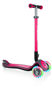 Trottinette enfant 3 roues pliable Elite Deluxe Lights rouge