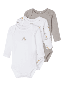 Body enfant Alloy girafe lot de 3