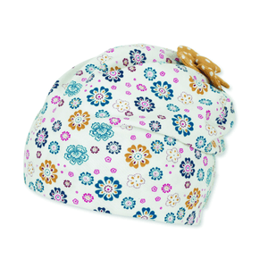 Slouch-Beanie ecru