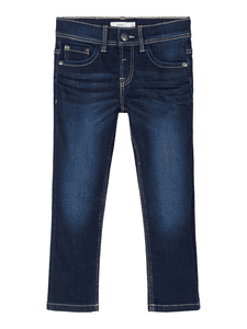 Jeans NMMSILAS Donkerblauw Denim