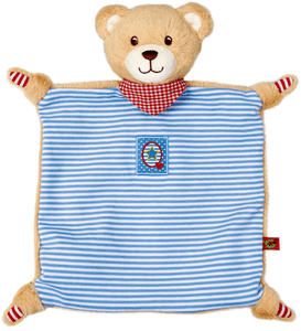 SPIEGELBURG  Schnuffeltuch Teddy BabyGlück, blau