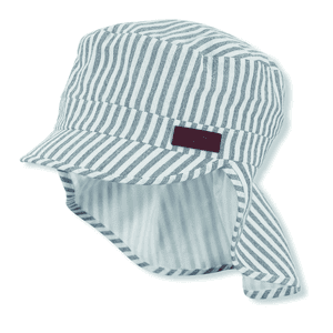 Peaked cap met nekbescherming marine