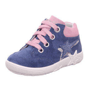 Girls Lage schoenster light blauw/roze (medium)