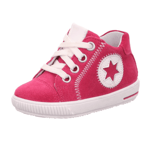 Girls Halbschuh Moppy rot/weiss (mittel)