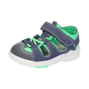 Sandales enfant Gery nautic/neongreen, largeur moyenne