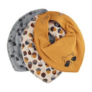 Bandana 3-pack mineraal yellow