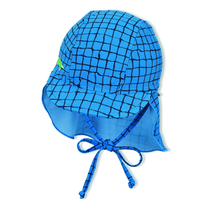 Schirmmütze mit Nackenschutz blau