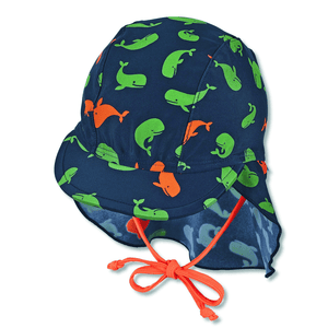 Schirmmütze mit Nackenschutz marine