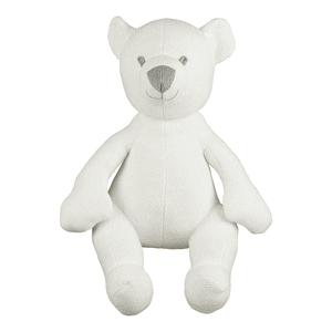 oso de peluche Class ic lana blanca, 35 cm