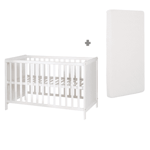 Letto extra bianco 60 x 120 cm con materasso