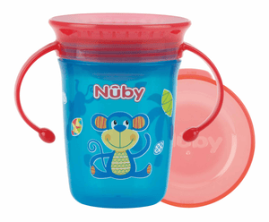 Nûby 360° Tritan drinkbeker WONDER CUP 240 ml in aqua