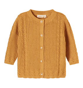 Cardigan de punto Nbffilone Spruce Yellow