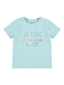 T-Shirt Nmmfinn Blue Tint