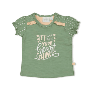 T-Shirt Heart s verde