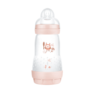 Babyflasche Easy Start Anti Colic-Elements 260 ml Eule in rosa