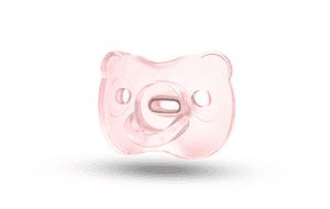 Schnuller Soft Silicone 2 Stück 0-6 Monate DUO in hellrosa und transparent