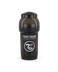 TWIST SHAKE  Babyfles anti-koliek 180 ml in zwart