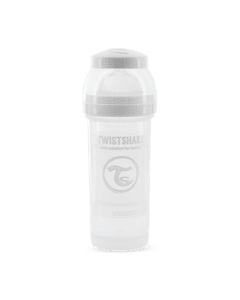 TWIST SHAKE  Babyfles anti-koliek 260 ml in wit