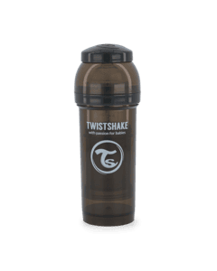 TWIST SHAKE  Biberon anti coliche 260 ml in nero