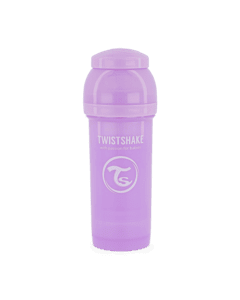 TWIST SHAKE  Babyfles anti-koliek 260 ml in pastel paars