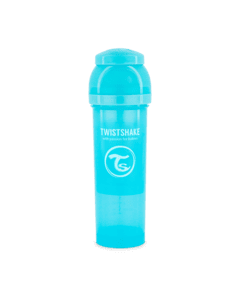 TWIST SHAKE Babyflaske antikolik 330 ml i pastelblåt