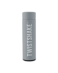 TWIST SHAKE  Bottiglia termica "caldo o freddo" 420 ml grigio pastello